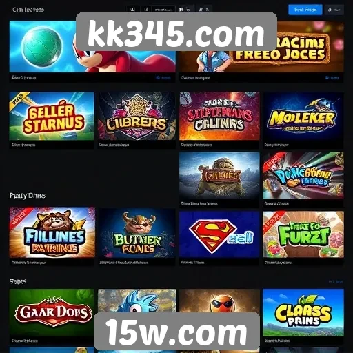 Jogos populares disponíveis em kk345.com